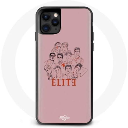 Case voor iPhone 12 Pro Max Elite Seizoen 5 Posterpersonages Fanart-logo