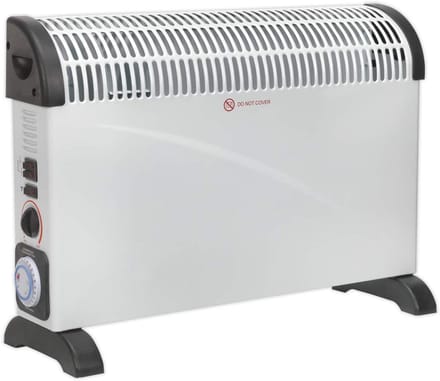 Krachtige Convector Kachel met Turbo Ventilator en Timerfunctie