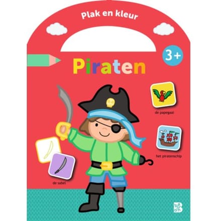 Piraten / 3+ - Plak En Kleur
