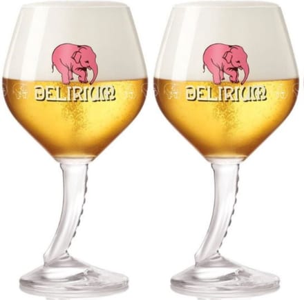 Delirium tremens glas bier glazen speciaalbier 2 stuks nieuwste editie