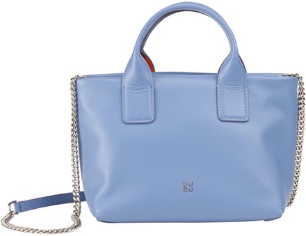 DuDu - Mini Schoudertas - Leren Handtas - Goudkleurige Accenten