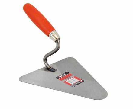 AWTools - Driehoekige Troffel - Geslepen - 180mm - Houten Handgreep