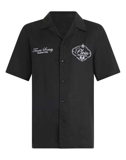 Linen Bowling Shirt Tennis Club