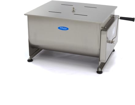 Vleesmenger - 60 L - 55 Kg Vlees - Dubbele As - Handmatig