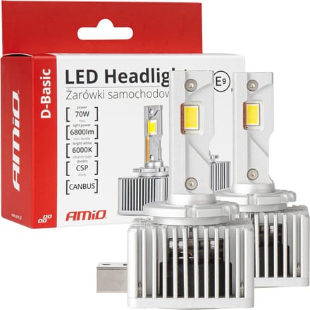 AMiO LED Koplampen D-Basic-serie D1S/D1R Dimlichten Wit