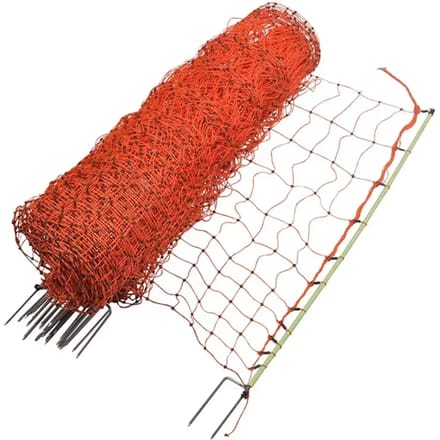 Gallagher Kippennet oranje 112cm x 50m (dubbele pen) - Robuuste afrastering voor kippen