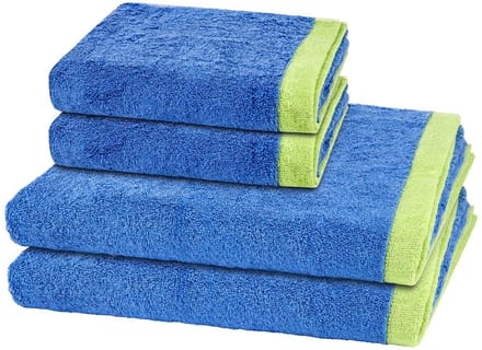 Cawö Sonstiges 2 X handdoek 2 X douchehanddoek - in set 4 pack Lifestyle Splash