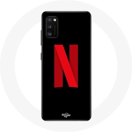 Case voor Samsung galaxy S20 Netflix Logo rood zwarte achtergrond
