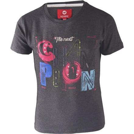 T-shirt met opdruk voor kinderen Red Horse