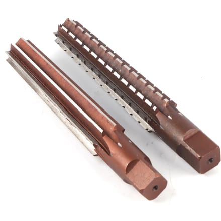 2 stuks HSS MT3 Taper Fijn Ruw Ruimer Snijgereedschap Set Rechte Schacht