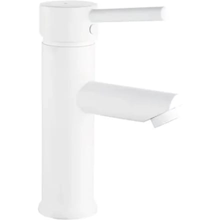 Essebagno Wastafelmengkraan Deco - Lage Uitloop - Mat Wit - 18,9cm