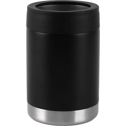 12oz Blikkoeler Zwart Dubbelwandige Isolatie Roestvrij Staal Geïsoleerde Fleskoeler voor Auto black