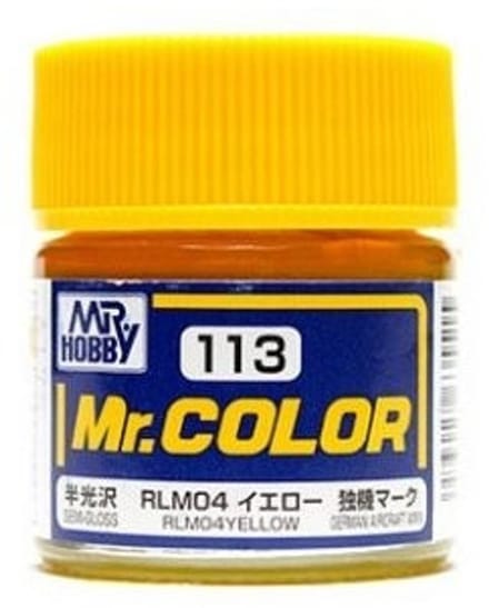 Gunze Mr. Hobby C-113 - Mr. Color 10 ml RLM04 Yellow - Lacquer Modelbouwverf