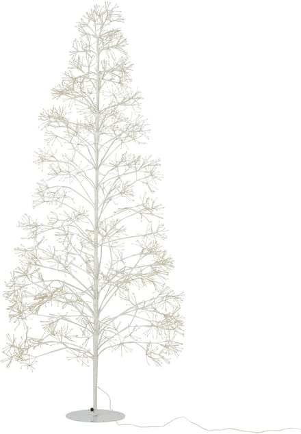 J-Line decoratie Boom 2700 Led - metaal - wit - medium