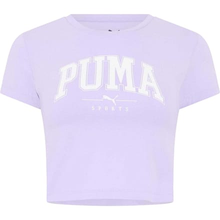 Puma Dames/Dames Squad Cropped T-shirt (Violet)