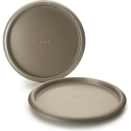Moule à pizza - IBILI - 840634 - Acier inoxydable - Antiadhésif - 34 x 34 x 3 cm gris
