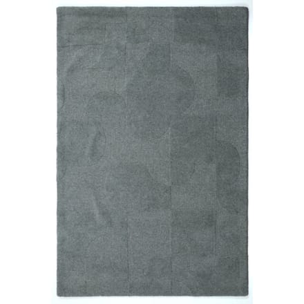 Japandi Design Wol Vloerkleed Grijs- 190x290 CM
