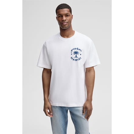 regular fit T-shirt van puur katoen model 'KARAN'