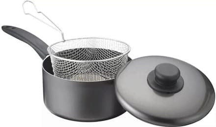 22 cm Chip Pan met Hittebestendige Handgrepen