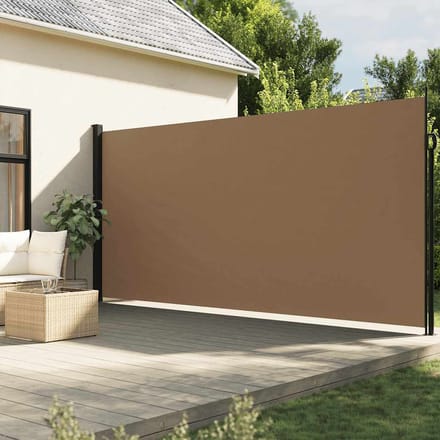 vidaXL - Windscherm - uittrekbaar - 220x300 - cm - taupe