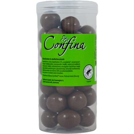 Gechocolateerde hazelnoten
