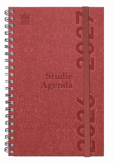 Ryam | Studie Agenda Eco | 2026/2027 | Spiraal | A5 | Rood |