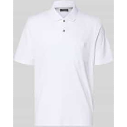 regular fit poloshirt met borstzak