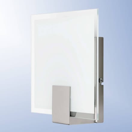 Brilliant Sonian 90324/13 Wandlamp E14 40 W LED RVS, Wit