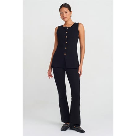 Hoge Taille Flared Leggings