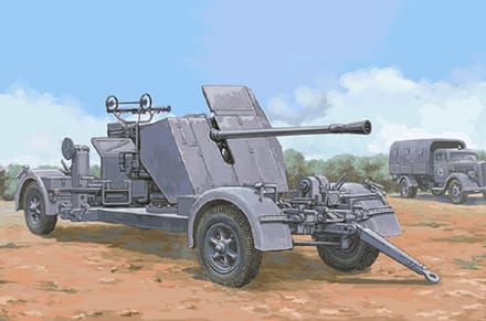Trumpeter Modelbouwpakket Militaire voertuigen - 02350 German 5cm FLAK 41 Plastic - 1:35 - Modelbouw