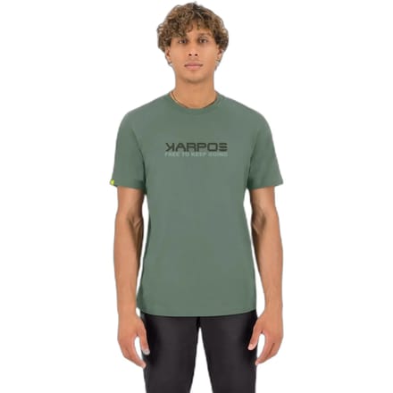 Karpos Loma Cotton T-shirt Met Korte Mouwen Groen M Man