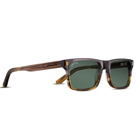 Johnny Fly 7FIFTY7 zonnebril - dames en heren - Carbon Leaf - ecologisch