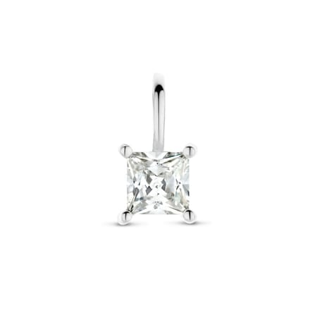 zilver gerhodineerd hanger zirkonia 1335976