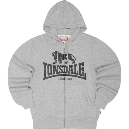 Hooded sweatshirt met rits Lonsdale Krafty