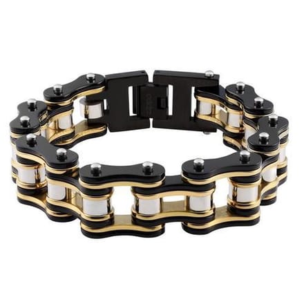 Zippo Bike Chain Zwart/Goud - 17,5 cm