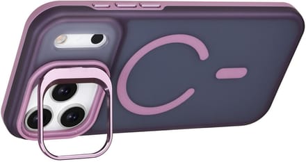 TUNIQ iPhone 17 Pro Max Back cover case - Magsafe - With Camera Stand - Purple