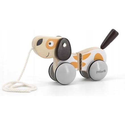 PolarB Puppy Luxe Houten Trekfiguur 44043