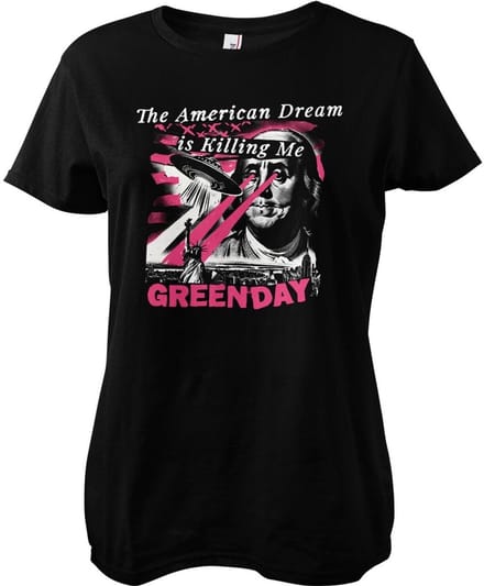 Green Day T-shirt Abduction Girly Tee WMX-5-GDAY008-H88-12