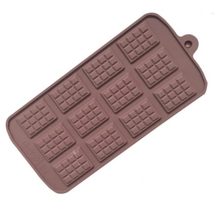 Go Go Gadget - Siliconen Chocoladevorm - Mini chocoladereep - 12 mini chocoladerepen - Chocolade mal - 1 stuk