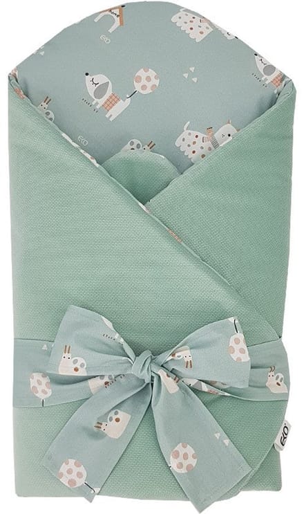 Velvet Cotton Swaddle Blanket - Dogs