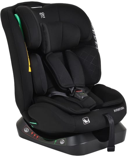 Moni Aventura Black 40-150 cm i-Size Autostoel