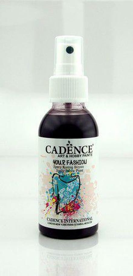 Cadence Fashion Spray Fabric Paint 100ml Aubergine