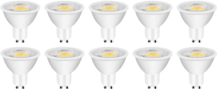 GU10 spot - LED 8W=60W - 680 Lumen - koelwit 4000K - 10 stuks