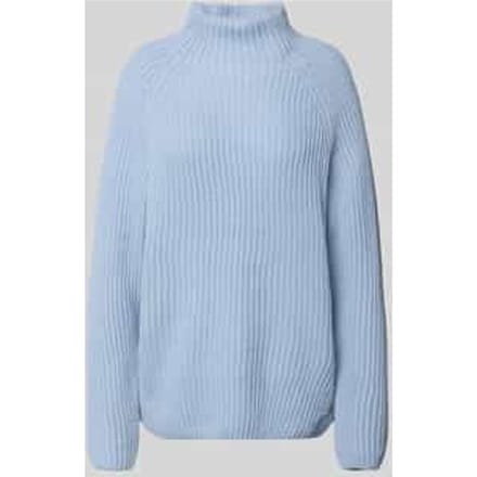Col-pullover met wol