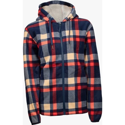 Hard Yakka CHECK ZOODIE Dames Sweatshirt Blauw