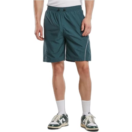 Urban Classics - Piped Panel Korte broek - S - Donkergroen