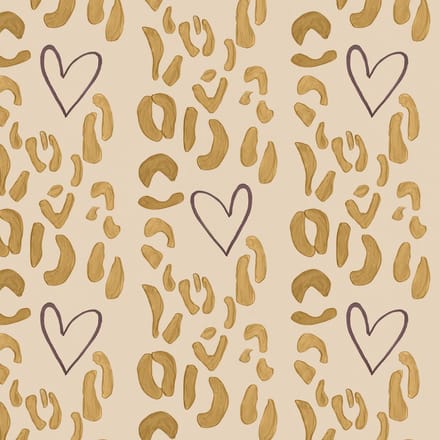 Behang Leopard Lover geel