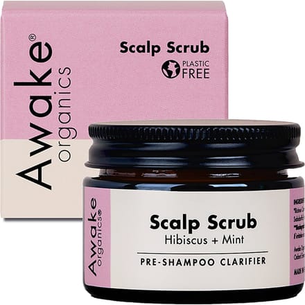 Awake Organics Hoofdhuid Scrub - Hibiscus & Munt