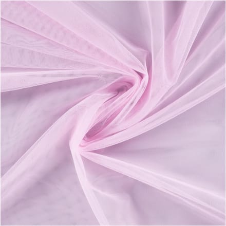 Zachte tule, metergoed - Babyroze