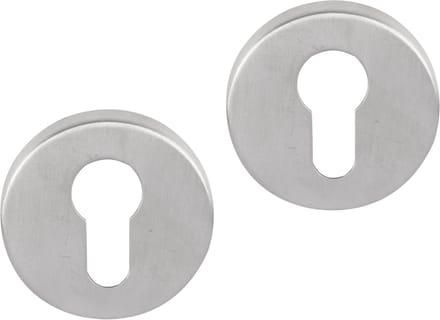 Cilinderrozet - Mat chroom - RVS - Differnz - Differnz Essence rond 53x10mm Mat Chroom